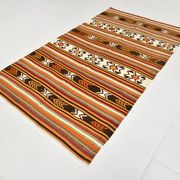 5x9 Striped Anatolian Kilim Rug, Turkish Kilim Rug, 148x264Cm