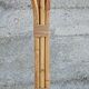 Coat rack parrot in rattan and bamboo