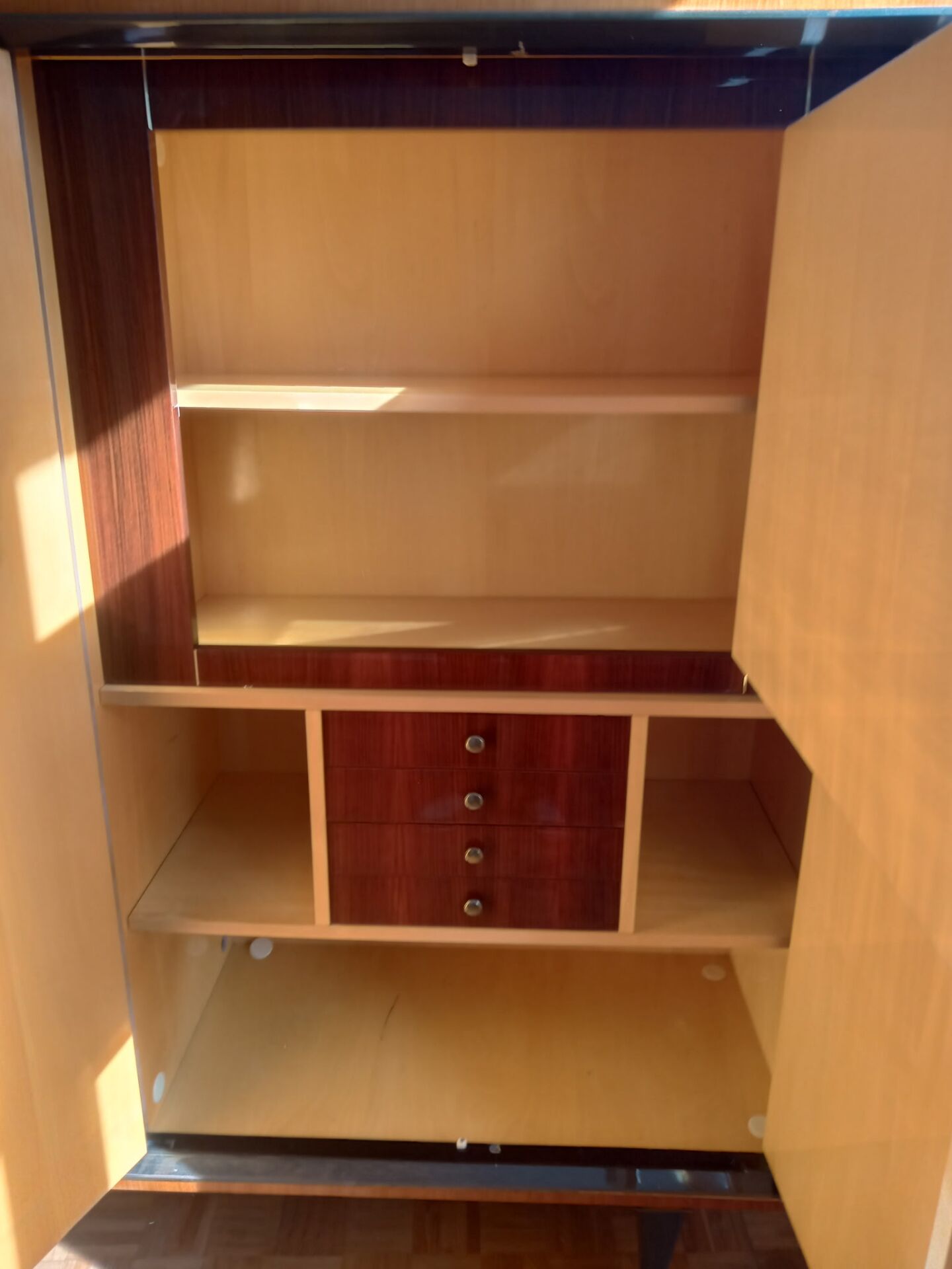 Vintage 4-door wardrobe