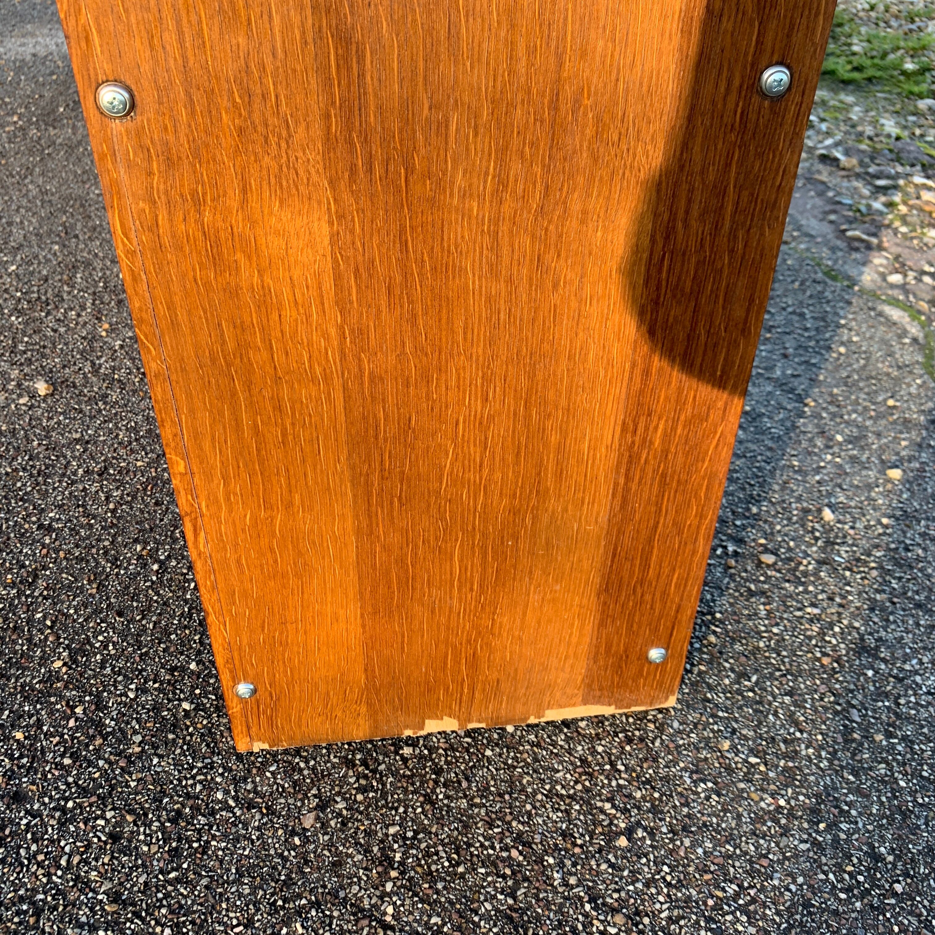 Pair of vintage glass shelves libraries