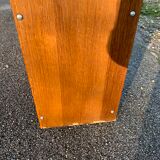 Pair of vintage glass shelves libraries
