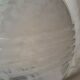 Glass globe ceiling light