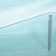 Vintage coffee table glass teak brass, mid-century coffee table.