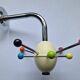 Pair of Midcentury Wall Coat Racks Sputnik, Tecno, Italy, 1970s
