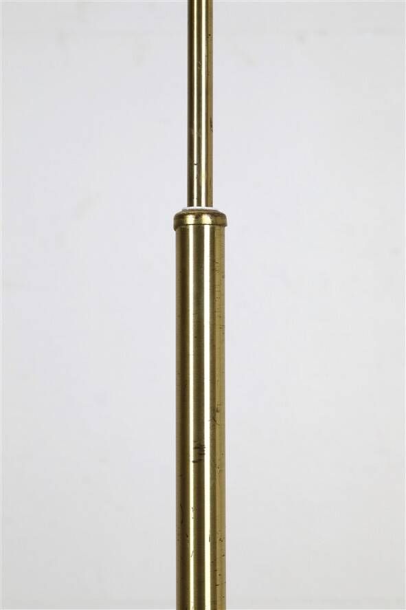 Dansa lamp / C. V. Østergaard floor lamp / reading lamp with "rocket" base / 1960s / 1970s / brass / Danish modern design
