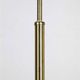 Dansa lamp / C. V. Østergaard floor lamp / reading lamp with "rocket" base / 1960s / 1970s / brass / Danish modern design