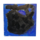 Tableau abstrait bleu noir