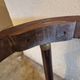 Empire period guéridon table in mahogany veneer and green marble 1830