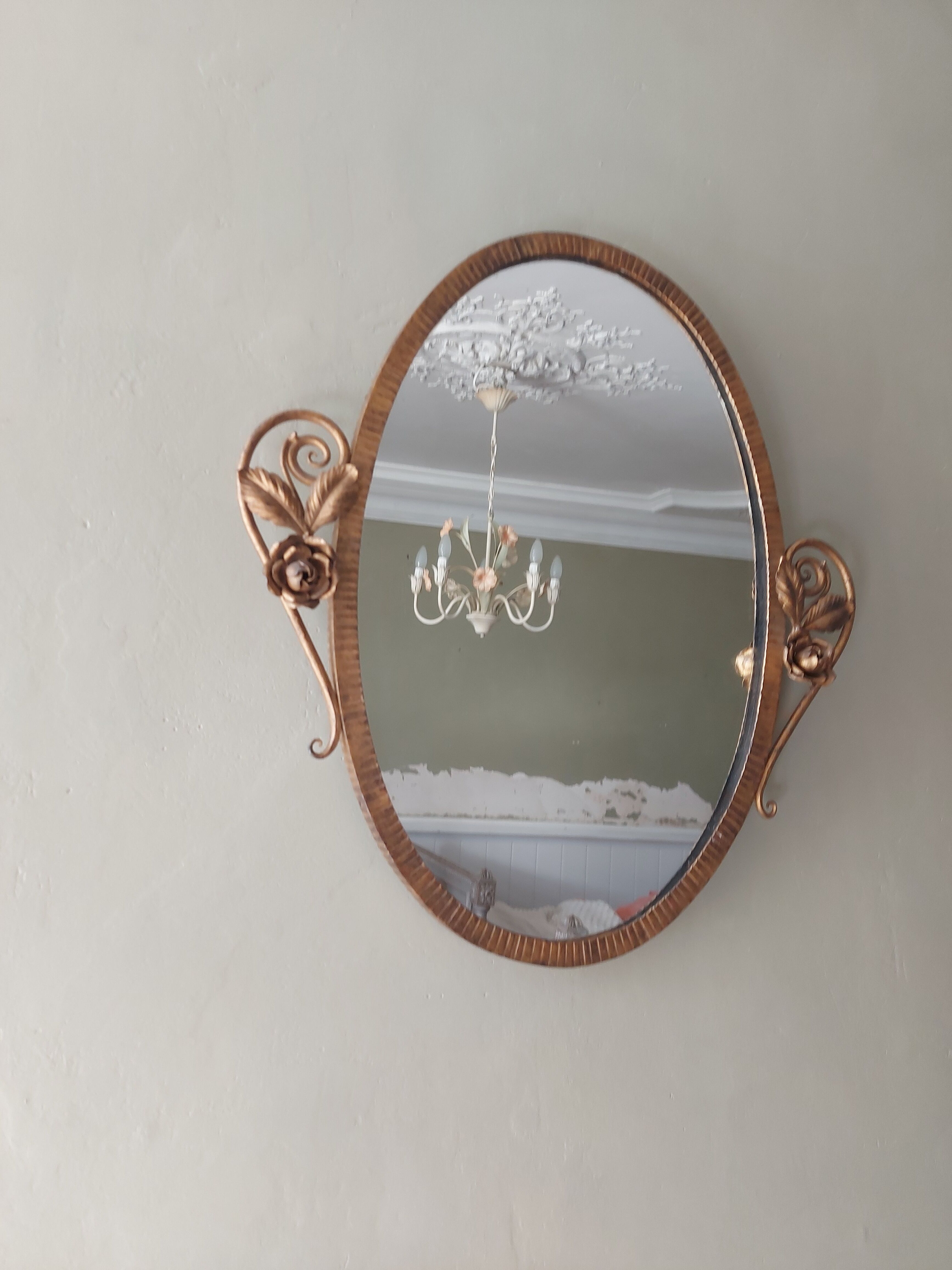 Art deco mirror - 46x50cm