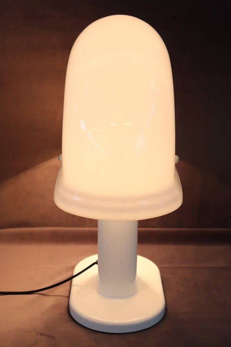White Table Lamp By Rodolfo Bonetto For Iguzzini, 1970s
