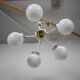 1970s glass chandelier, Czechoslovakia