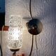 Vintage glass globe lamp