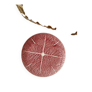 Plat rond chou barbotine