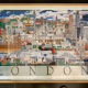 London framed poster by Christopher Rogers 1994
