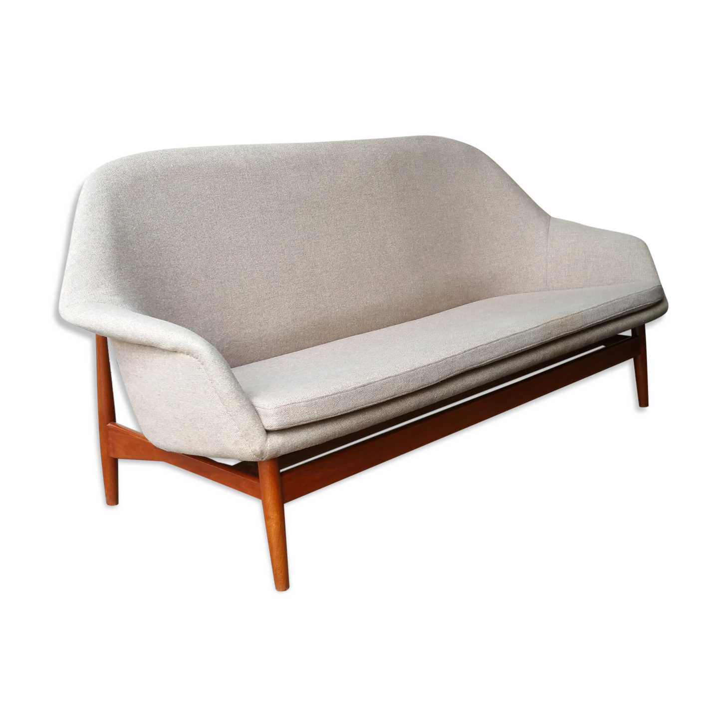 Sofa organic Danish Ib Kofod - Larsen for Carlo Gahrn of 1957