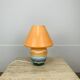 Lampe champignon verre années 80, vintage
