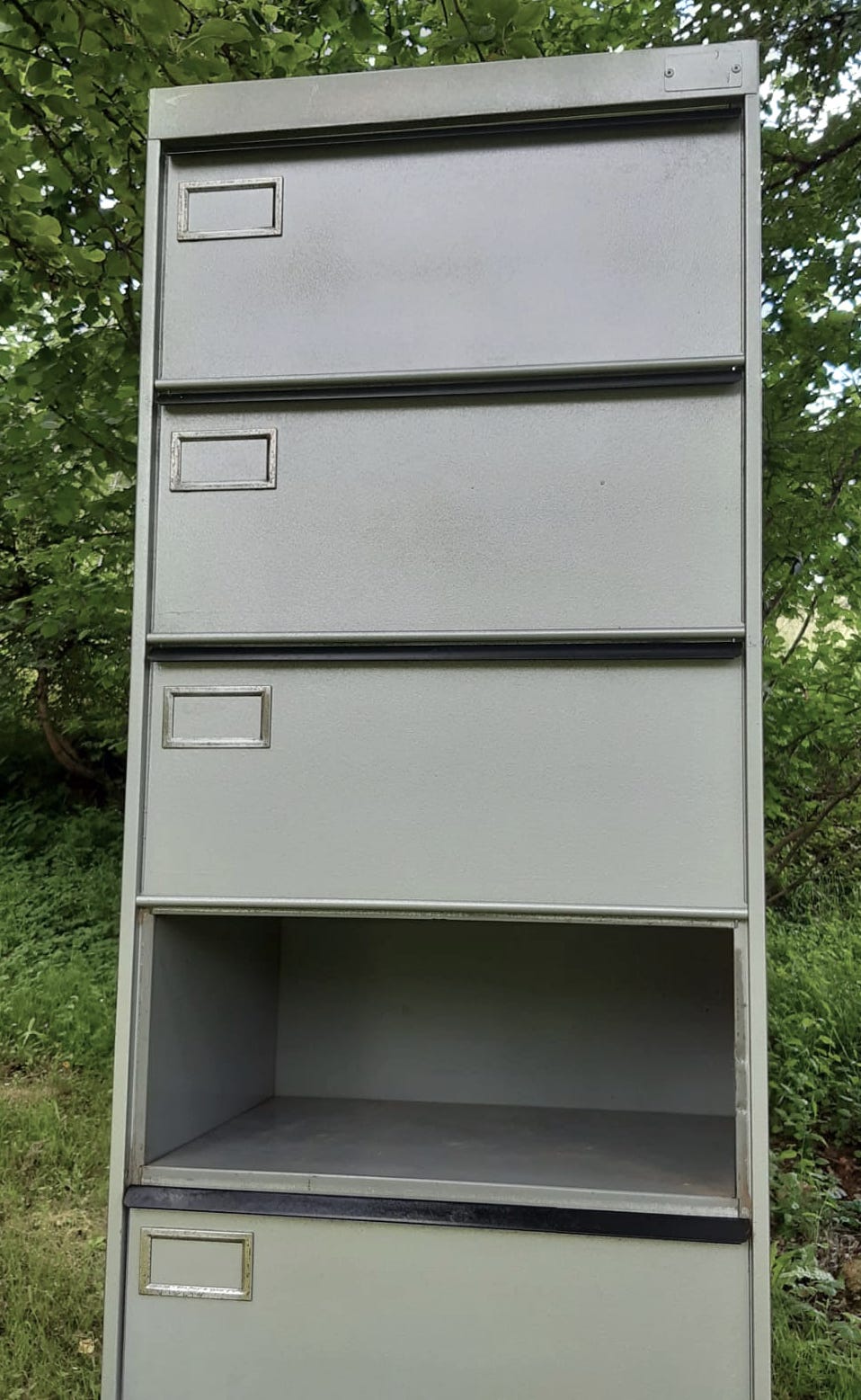metal binder 9 drawers with clamshells