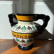 Vase Quimper en céramique – décor peint main