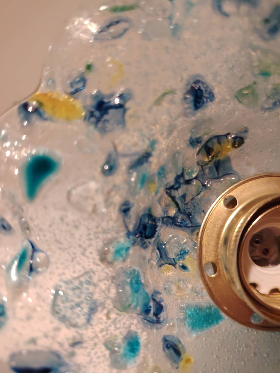 Murano flower wall light