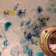 Murano flower wall light