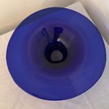 Empty pocket vintage cut in blue glass paste