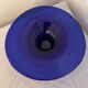 Empty pocket vintage cut in blue glass paste