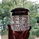 Old Baccarat crystal pot, Diamant model