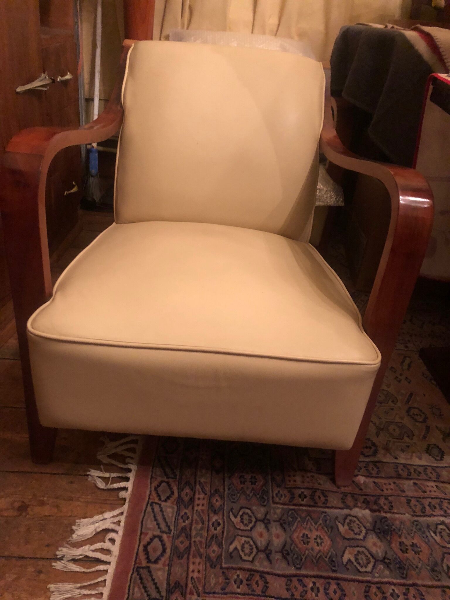 Pair of art deco armchairs