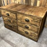 Antique wooden shoe cabinet