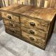 Antique wooden shoe cabinet