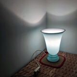Hand-blown glass double layer table lamp cvv vianne co 1940/50