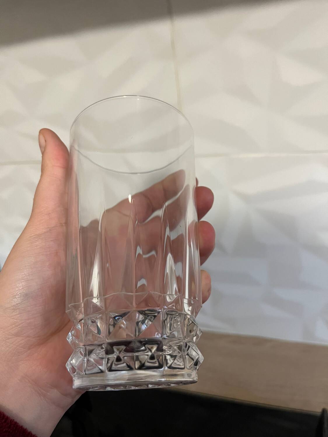 6 verres haut en cristal d’Arques