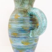 Important pitcher Robert Dupanier in Vallauris vintage 50's 50s ceramic