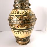 Old Moroccan vase of SAFi signed DBILA SAAD