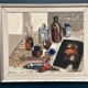 Original Swedish Oil On Canvas – “The Work Table Atelier” By Eric Lundberg