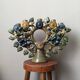 Artisanal chandelier tree of life Mexico in ceramic