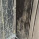 Louis XV style fireplace in black Belgian marble circa 1880