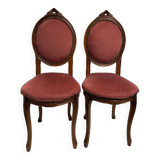 Paire de chaise style Louis XV