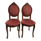 Paire de chaise style Louis XV
