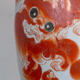 Balustre vase, White porcelain, late nineteenth century