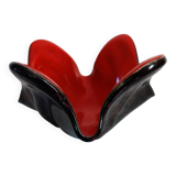 Ceramic handkerchief pocket empty vase from the 50s/60s France