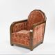 Art Deco work - armchair & ottoman