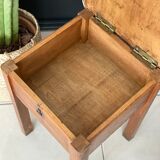 Wooden chest stool