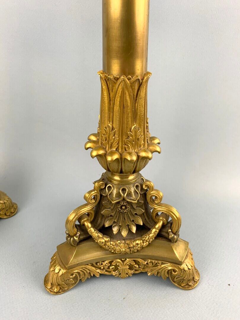 Paire de candelabres d'époque Napoleon III