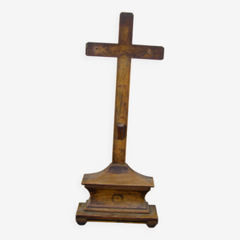 Large ancient wooden crucifix