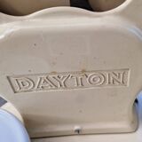 Antique Testut Dayton white bakelite grocery scale, 1960s