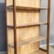 Art Deco oak museum display case