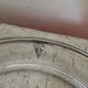 Solid silver crystal tray