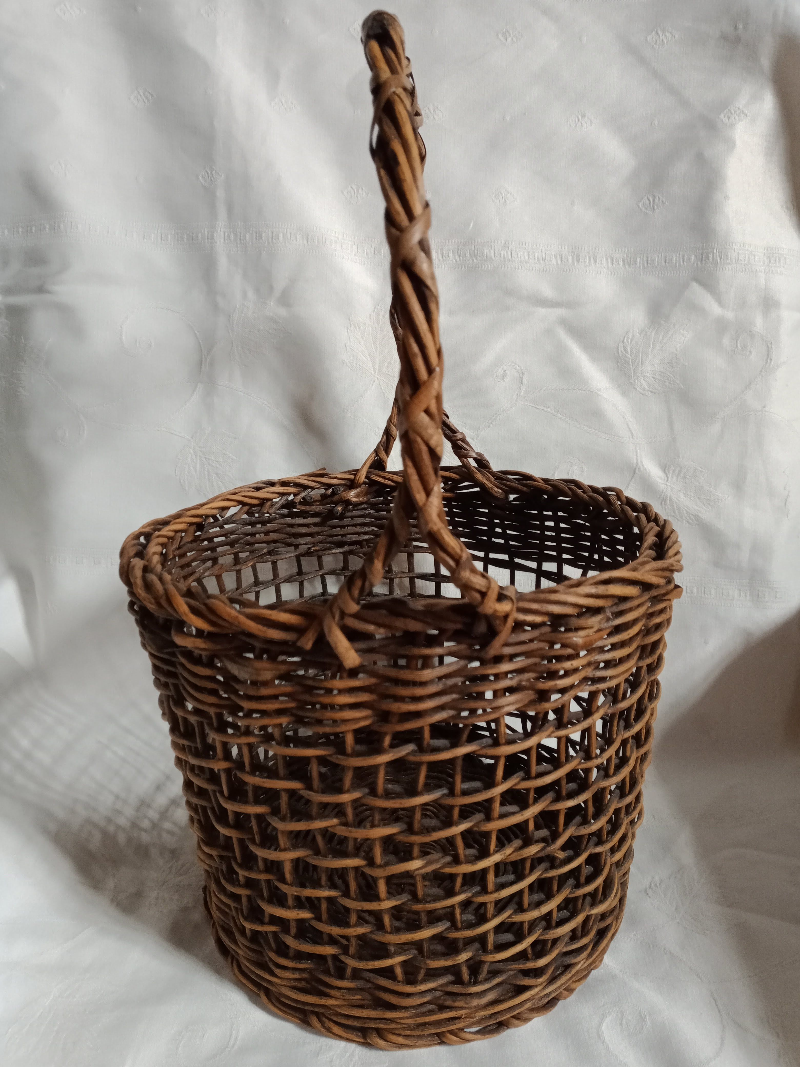 Antique wicker basket
