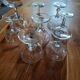 8 mismatched vintage champagne coupes